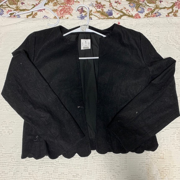 Scalloped j crew blazer - Picture 1 of 1